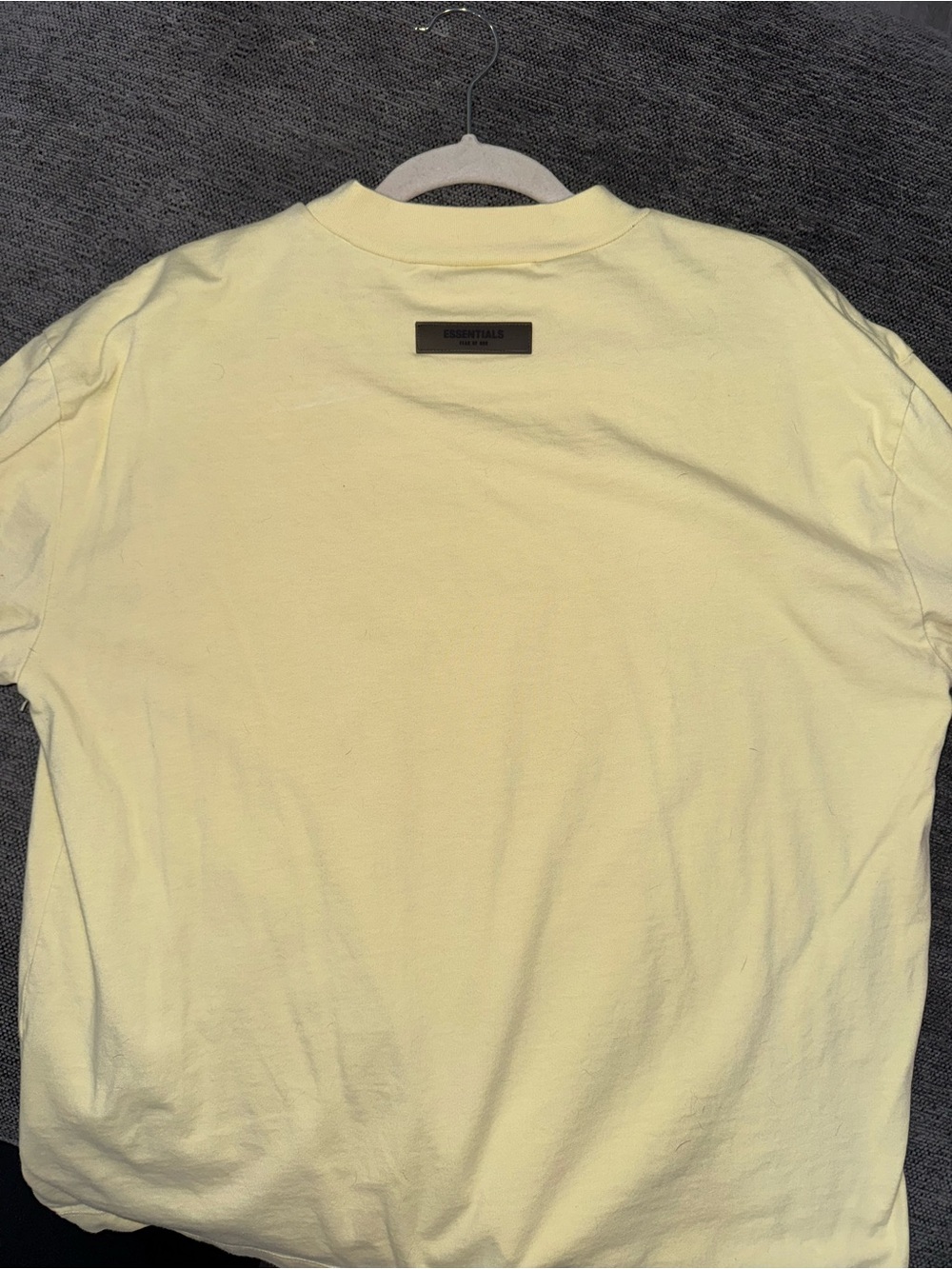 Men's Essentials Short-Sleeve Yellow Shirt - Picture 1 of 3